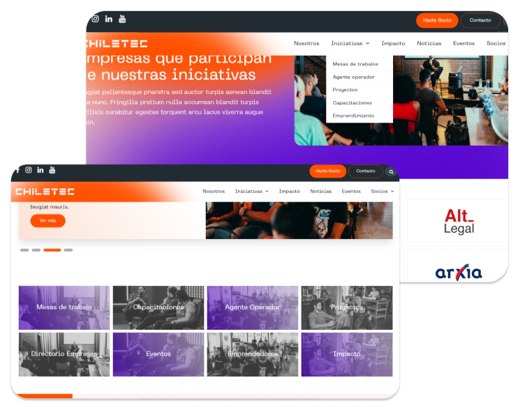 Sitio web | Chiletec